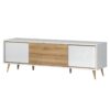 TV stolík Vida TV lakované pacific walnut/crystal white Merkury Market www.69x.sk