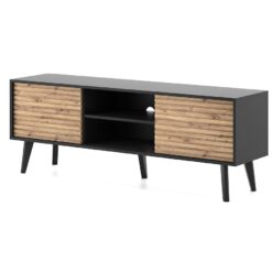 TV stolík WILLOW WRTV154 dub artisan/čierna Merkury Market www.69x.sk