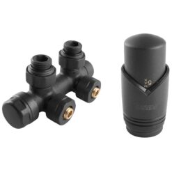 Termostatická zostava uhlová antracit Ferro www.69x.sk