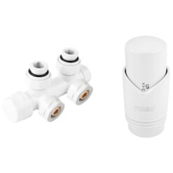 Termostatická zostava uhlová biely Ferro www.69x.sk