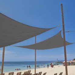 Tieniaca plachta štvorcová 3.6x3.6 antracit  www.69x.sk