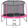Trampolína COMFORT s rebríkom 366cm ružová Merkury Market www.69x.sk