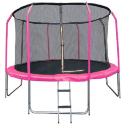 Trampolína COMFORT s rebríkom 366cm ružová Merkury Market www.69x.sk