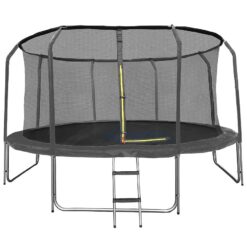Trampolína COMFORT s rebríkom 427cm čierna Merkury Market www.69x.sk