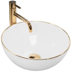 Umývadlo na dosku Stella Gold Edge REA www.69x.sk