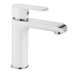 Umývadlová batéria Rea Bloom biela chróm REA www.69x.sk