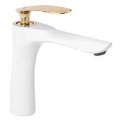 Umývadlová batéria Rea Orbit biela-zlatá REA www.69x.sk