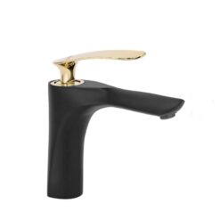 Umývadlová batéria Rea Orbit čierna zlatá REA www.69x.sk