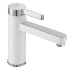 Umývadlová batéria Rea Polo biela chróm REA www.69x.sk