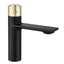 Umývadlová batéria Rea Storm čierna-zlatá REA www.69x.sk