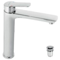 Umývadlová batéria s výpusťou 54503.0 Metalia 54 chróm Novaservis www.69x.sk