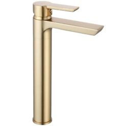 Umývadlová batéria vysoká Rea Argus zlatá kartáčovaná REA www.69x.sk