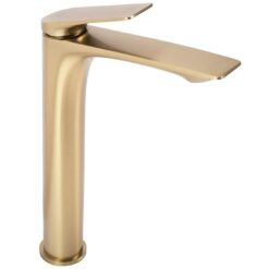 Umývadlová batéria vysoká Rea Avalon zlatá kartáčovaná REA www.69x.sk