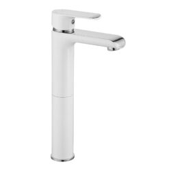 Umývadlová batéria vysoká Rea Bloom biela chróm REA www.69x.sk