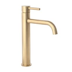 Umývadlová batéria vysoká Rea Lungo zlato brúsené REA www.69x.sk