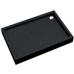 Vanička obdĺžniková Astrix 80x100x16 čierna štruktúra AQM4736CST Schedpol www.69x.sk