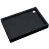 Vanička obdĺžniková Astrix 80x120x16 čierna štruktúra AQM4738CST Schedpol www.69x.sk