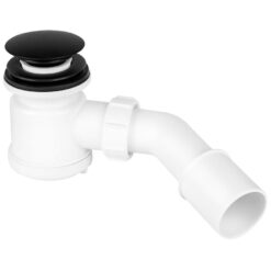 Vaničkový sifón čierny click clack Mc Alpine www.69x.sk