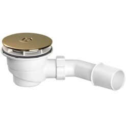 Vaničkový sifón zlatý 90 McAlpine www.69x.sk