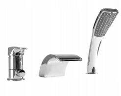 Vaňová batéria Rea Riven 3 otvorová chróm REA www.69x.sk