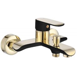 Vaňová batéria s vaňovou sadou Rea Bloom čierna-zlatá REA www.69x.sk