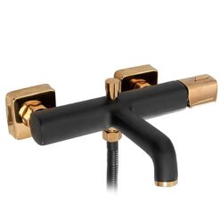 Vaňová batéria s vaňovou sadou Rea Salto čierna-zlatá REA www.69x.sk