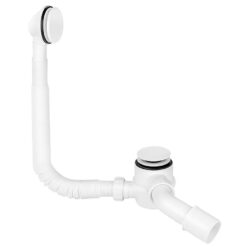 Vaňový sifón čistiteľný zhora click-clack biely McAlpine www.69x.sk