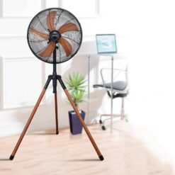Ventilátor statív 16” VO0954 drevo  www.69x.sk