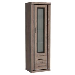 Vitrína Dallas D16 hľuzový dub Merkury Market www.69x.sk