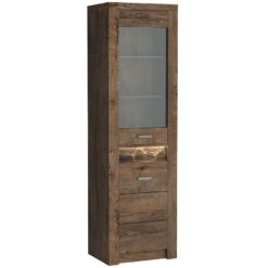 Vitrína Indianapolis I4 tmavý jaseň Merkury Market www.69x.sk