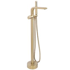 Voľne stojaca vaňová batéria Rea Clark zlatá kartáčovaná REA www.69x.sk