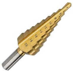 Vrták postupný, titánový, 4,0-20,0 mm, Jufisto WAART www.69x.sk