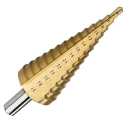 Vrták postupný, titánový, 4,0-32,0 mm, Jufisto JUFISTO www.69x.sk