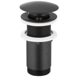 Výpust Klik-Klak veľký čierny bez ovládania KFA Armatura Krakow www.69x.sk