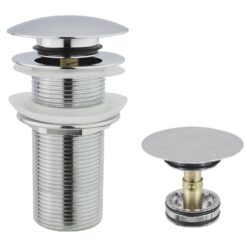 Vypúšťací ventil umývadla bez prepadu click-clack Tycner www.69x.sk