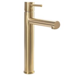 Vysoká umývadlová batéria Rea Tess zlato brúsené REA www.69x.sk