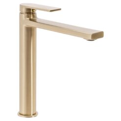Vysoká umývadlová batéria Rea Verso zlato brúsené REA www.69x.sk