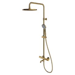 Y Y1234ALGL nadsadený vaňový a sprchový systém, zlatá Omnires www.69x.sk