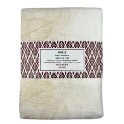 Záclona na páske Holly polyester ecru 140x260 Merkury Home II/22 MERKURY HOME www.69x.sk