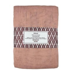 Záclona na stuhách Dolly polyester svetloružová 140x180 (x2) Merkury Home MERKURY HOME www.69x.sk