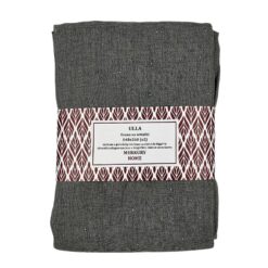 Záclona s provázky Ulla polyester tmavo šedá 140x260 Merkury Home II/22 MERKURY HOME www.69x.sk