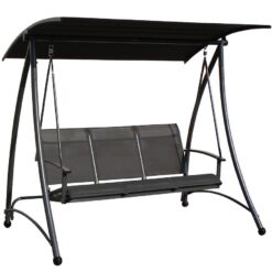 Záhradná hojdačka Šedá Merkury Market www.69x.sk