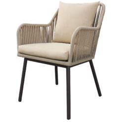 Záhradná stolička YF-8557C béžová  www.69x.sk