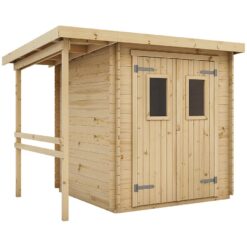 Záhradný domček Skrzyp 193/193 + dreváreň MEGIW www.69x.sk