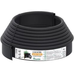 Záhradný obrubník COUNTRY čierny 10 m Merkury Market www.69x.sk