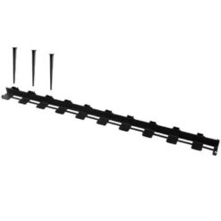 Záhradný obrubník čierny 5,5cmx1m Merkury Market www.69x.sk