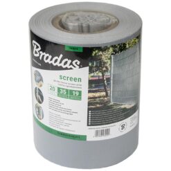 Záhradný pás 19 cm x 35 m svetlošedý Bradas www.69x.sk