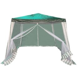 Záhradný pavilón 2,4x2,4x2,5 m biela Merkury Market www.69x.sk