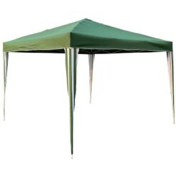 Záhradný pavilón 3x3x2,5 m zelený Merkury Market www.69x.sk