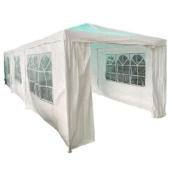 Záhradný pavilón 3x9x2,7 m biela  www.69x.sk